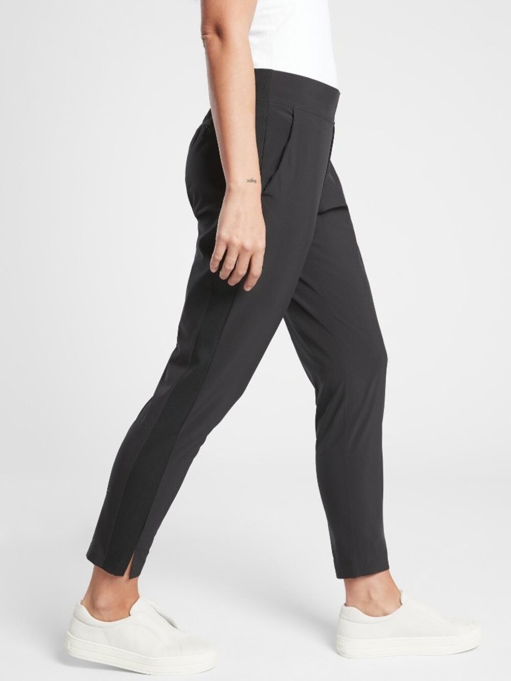 Athleta Brooklyn Ankle Pants | Black | Petite 12P